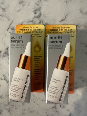 Dermalogica Biolumin-C Brightening Serum — pack of 2, 0.68 oz total, Brand New